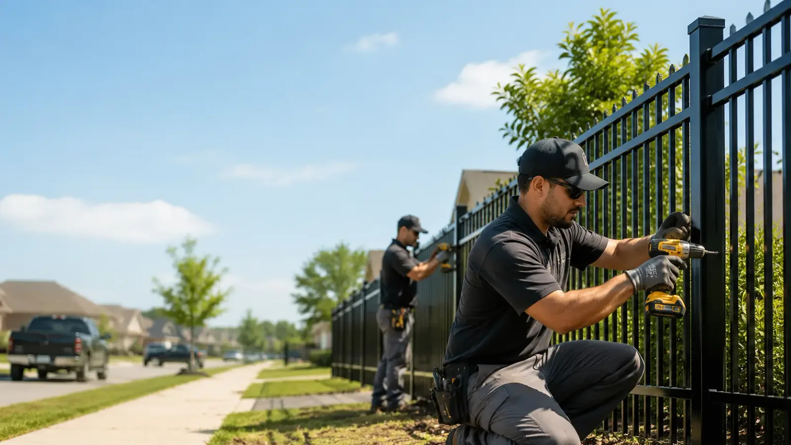Metal Fence Installation in Tullos, LA
